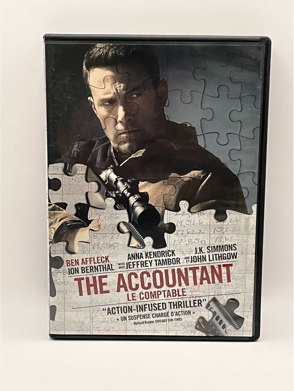 The Accountant DVD Widescreen Ben Affleck Action & Gavin O'Connor